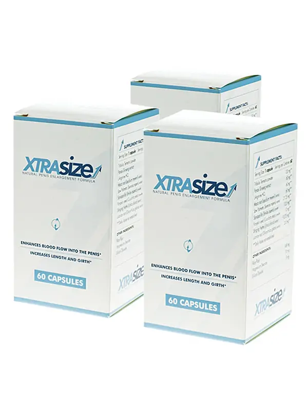 Промо пакет 3 опаковки XTRASIZE с 10% отстъпка. Капсули за уголемяване на пениса Xtrasize